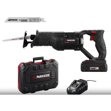 Parkside Performance Akkus kardfűrész, orrfűrész, szablyafűrész SZETT. 4Ah Smart akkuval és 4,5 A gyorstöltővel - (PSSAP 20-Li D5) Parkside Performance Akkus kardfűrész, orrfűrész, szablyafűrész SZETT. 4Ah Smart akkuval és 4,5 A gyorstöltővel - (PSSAP 20-Li D5)