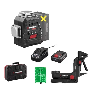 Parkside Performance 3 x 360° Akkus keresztvonalas lézer SZETT - PKLLP 3360 A1, 4Ah akkuval és gyorstöltővel Parkside Performance 3 x 360° Akkus keresztvonalas lézer SZETT - PKLLP 3360 A1, 4Ah akkuval és gyorstöltővel