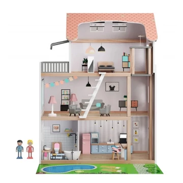 PlayTive 3 szintes, XXL Babaház (Doll's house)