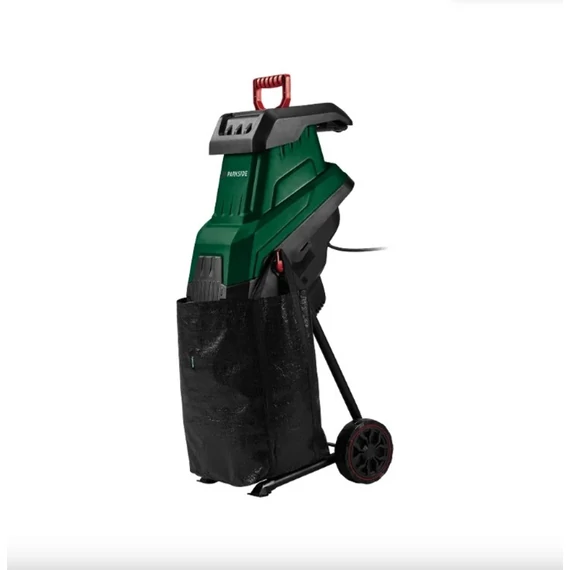 ParkSide PEMH 2400 A1 csendes száraprító, késes aprító gyűjtőzsákkal,